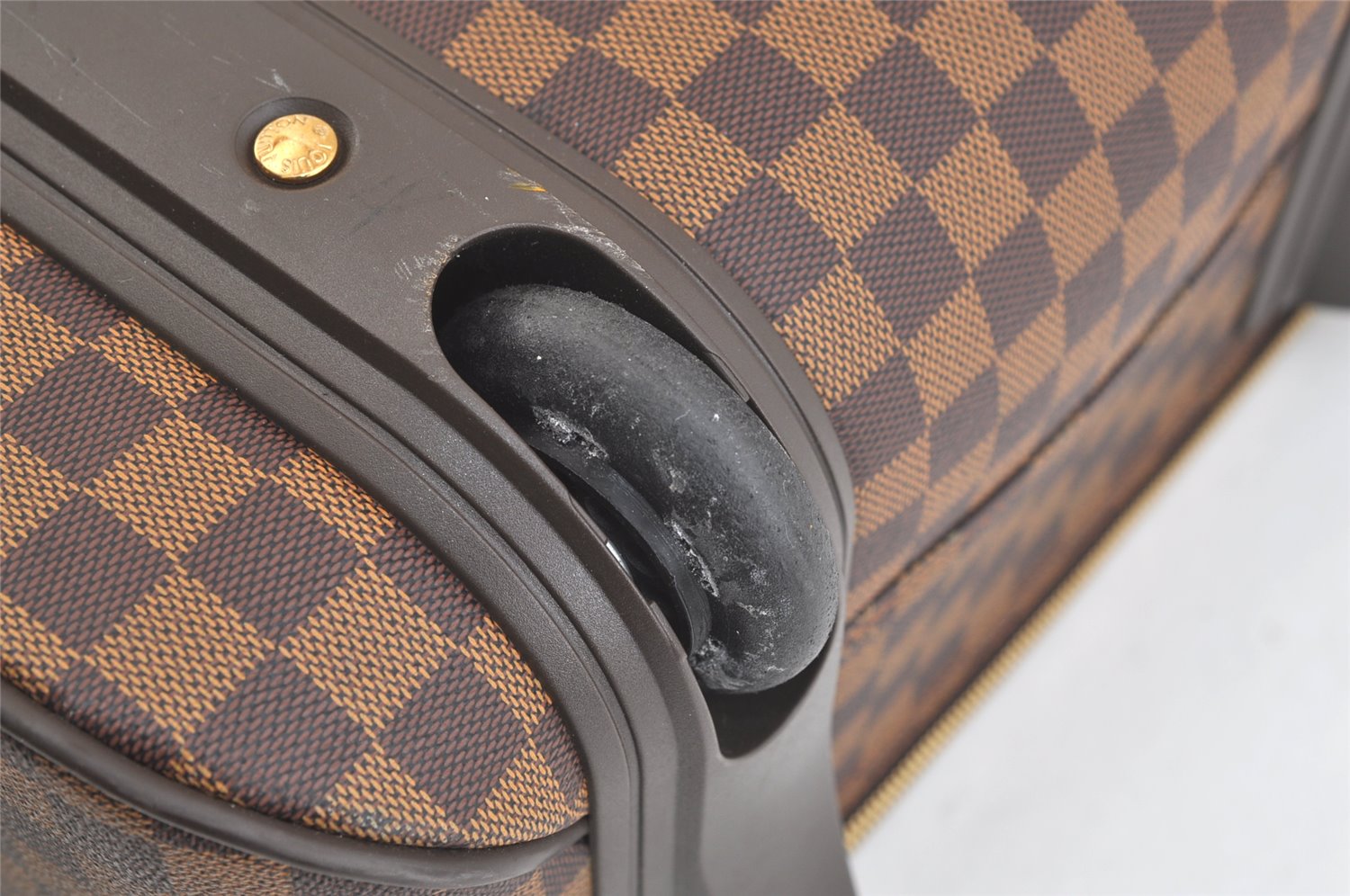 Authentic Louis Vuitton Damier Pegase 55 Travel Carry Bag N23294 LV Junk 2899K