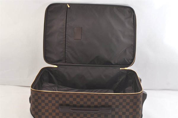 Authentic Louis Vuitton Damier Pegase 55 Travel Carry Bag N23294 LV Junk 2899K