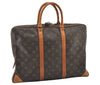Authentic Louis Vuitton Monogram Porte Documents Voyage M53361 Briefcase 2900J