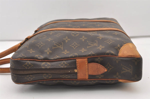 Authentic Louis Vuitton Monogram Porte Documents Voyage M53361 Briefcase 2900J