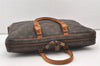 Authentic Louis Vuitton Monogram Porte Documents Voyage M53361 Briefcase 2900J