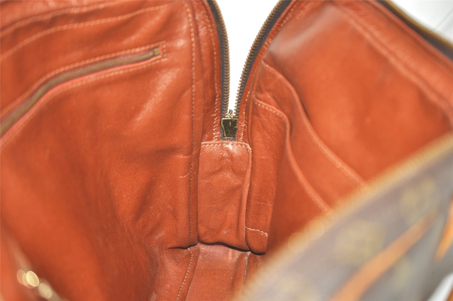 Authentic Louis Vuitton Monogram Porte Documents Voyage M53361 Briefcase 2900J