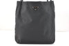 Authentic PRADA Vintage Nylon Tessuto Shoulder Tote Bag Black 2900K