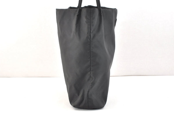 Authentic PRADA Vintage Nylon Tessuto Shoulder Tote Bag Black 2900K