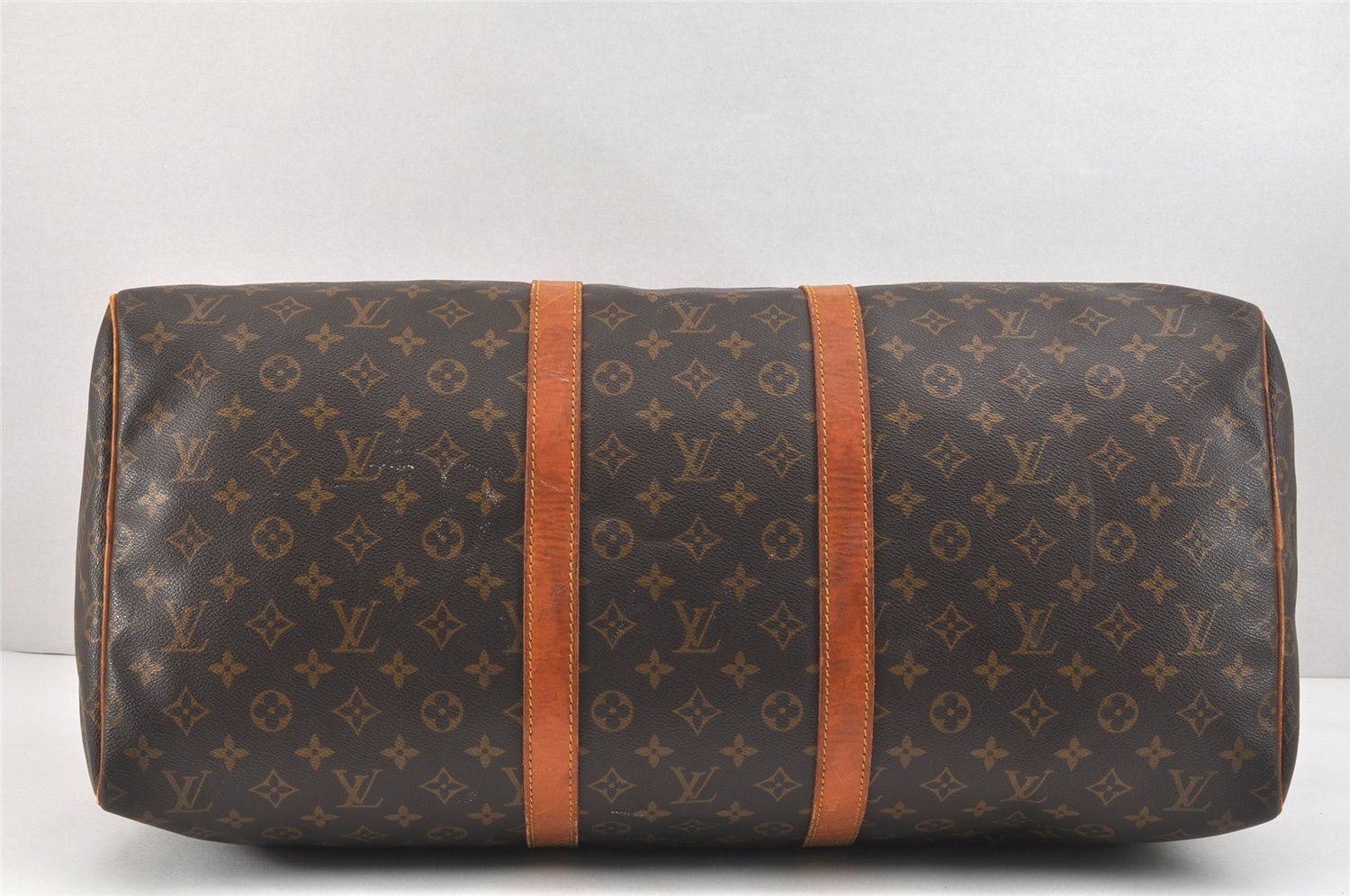 Authentic Louis Vuitton Monogram Keepall 55 Travel Boston Bag M41424 LV 2901K