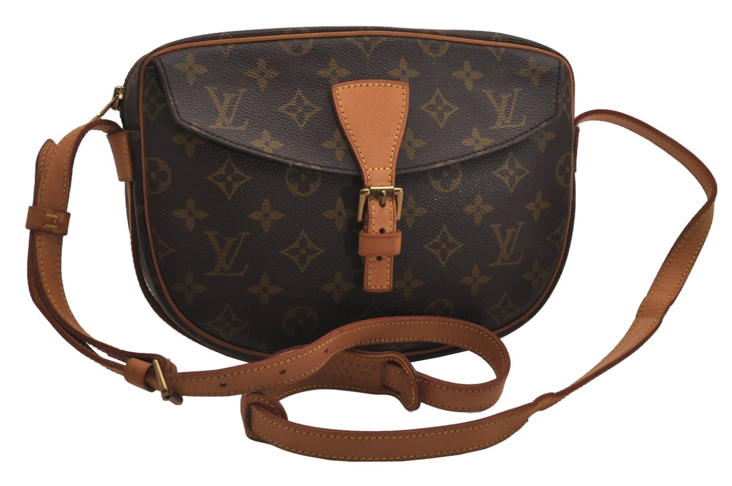 Authentic Louis Vuitton Monogram Jeune Fille MM M51226 Shoulder Cross Bag 2903J