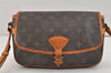 Authentic Louis Vuitton Monogram Sologne Shoulder Cross Body Bag M42250 LV 2903K