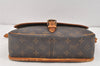 Authentic Louis Vuitton Monogram Sologne Shoulder Cross Body Bag M42250 LV 2903K