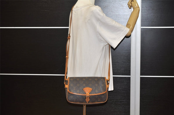 Authentic Louis Vuitton Monogram Sologne Shoulder Cross Body Bag M42250 LV 2903K