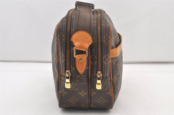 Authentic Louis Vuitton Monogram Reporter PM Shoulder Cross Bag M45254 LV 2904J