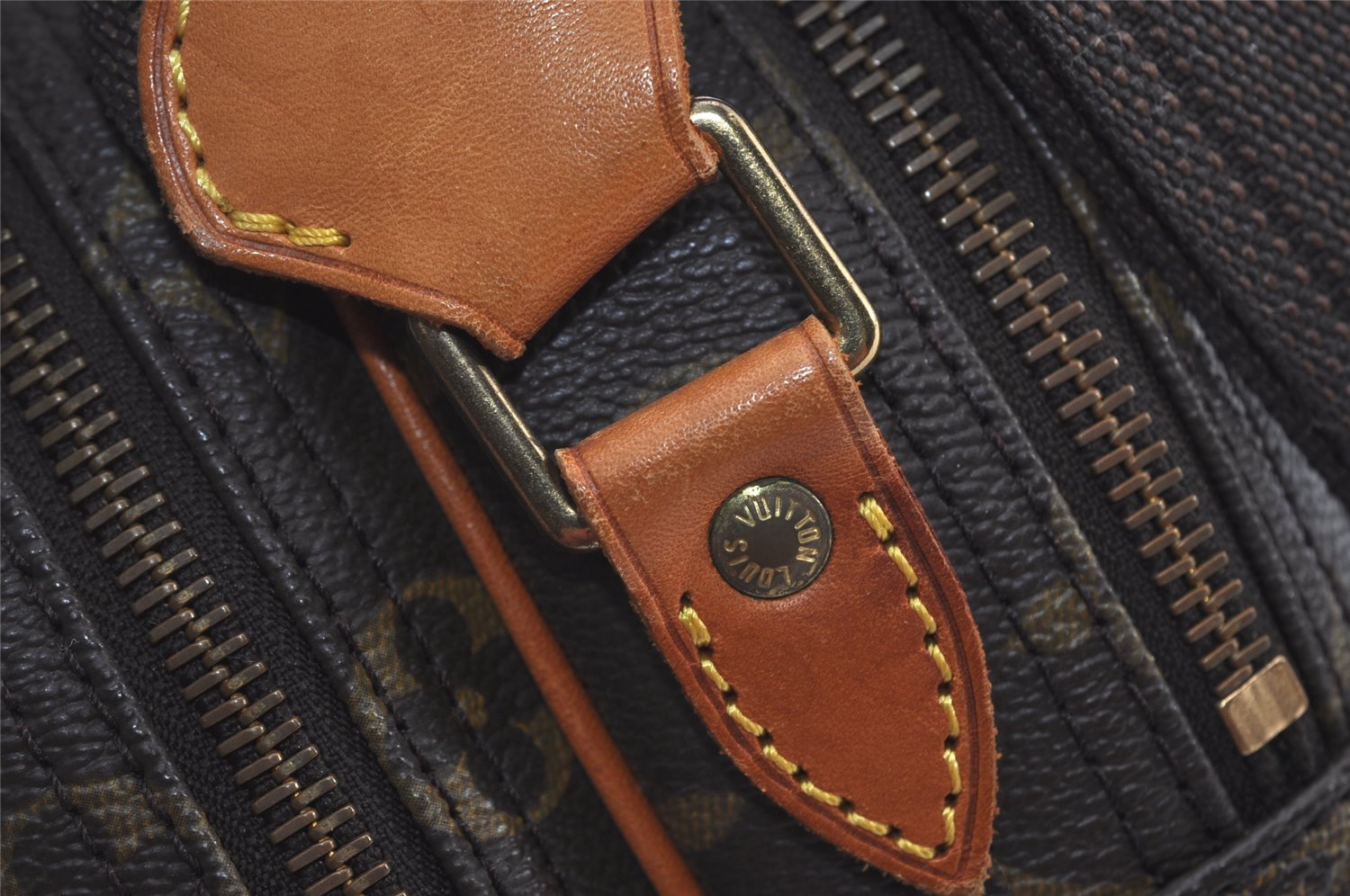 Authentic Louis Vuitton Monogram Reporter PM Shoulder Cross Bag M45254 LV 2904J