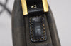 Authentic FENDI Pequin Check Shoulder Cross Bag PVC Leather Brown Black 2905I