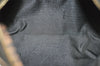 Authentic FENDI Pequin Check Shoulder Cross Bag PVC Leather Brown Black 2905I