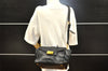 Authentic PRADA Leather Nappa 2Way Shoulder Cross Body Hand Bag Black 2906I