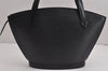 Authentic Louis Vuitton Epi Saint Jacques Hand Bag Black M52272 LV 2908J