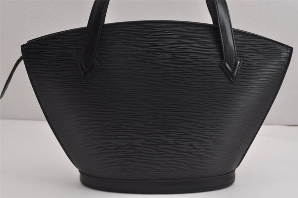 Authentic Louis Vuitton Epi Saint Jacques Hand Bag Black M52272 LV 2908J