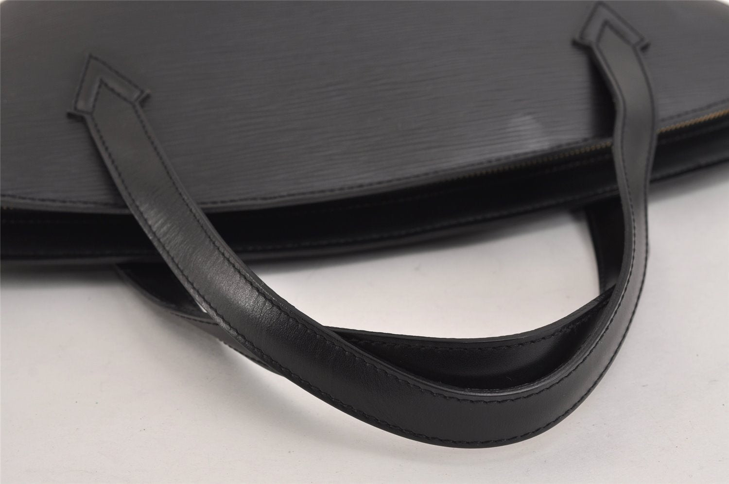 Authentic Louis Vuitton Epi Saint Jacques Hand Bag Black M52272 LV 2908J