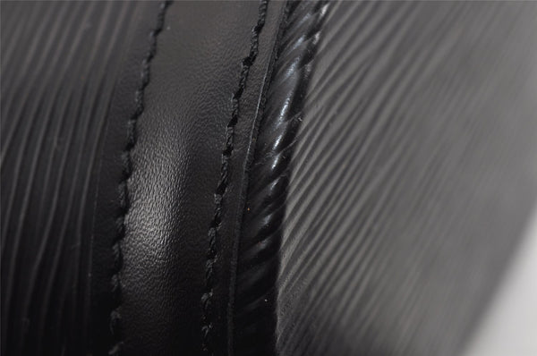 Authentic Louis Vuitton Epi Saint Jacques Hand Bag Black M52272 LV 2908J