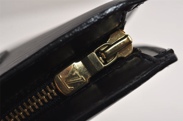 Authentic Louis Vuitton Epi Saint Jacques Hand Bag Black M52272 LV 2908J