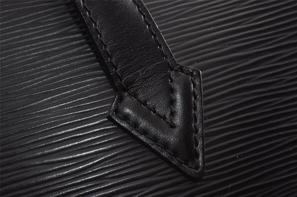 Authentic Louis Vuitton Epi Saint Jacques Hand Bag Black M52272 LV 2908J