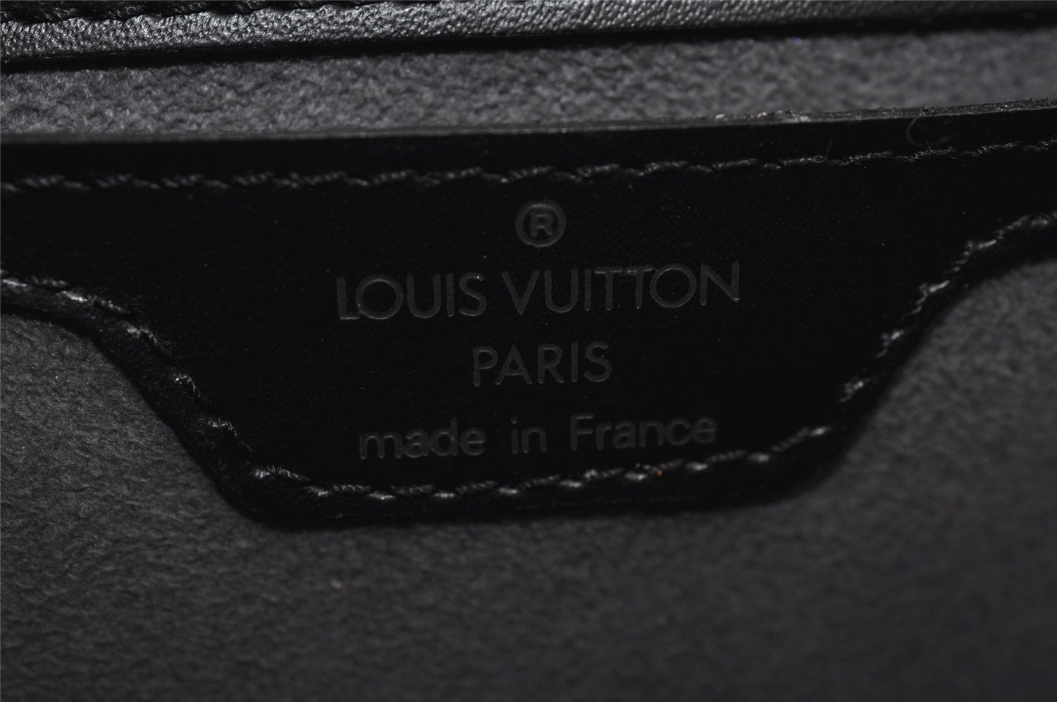 Authentic Louis Vuitton Epi Saint Jacques Hand Bag Black M52272 LV 2908J