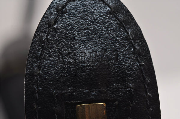 Authentic Louis Vuitton Epi Saint Jacques Hand Bag Black M52272 LV 2908J