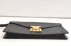 Auth Louis Vuitton Epi Pochette Sellier Dragonne Clutch Bag M52612 Black 2908K
