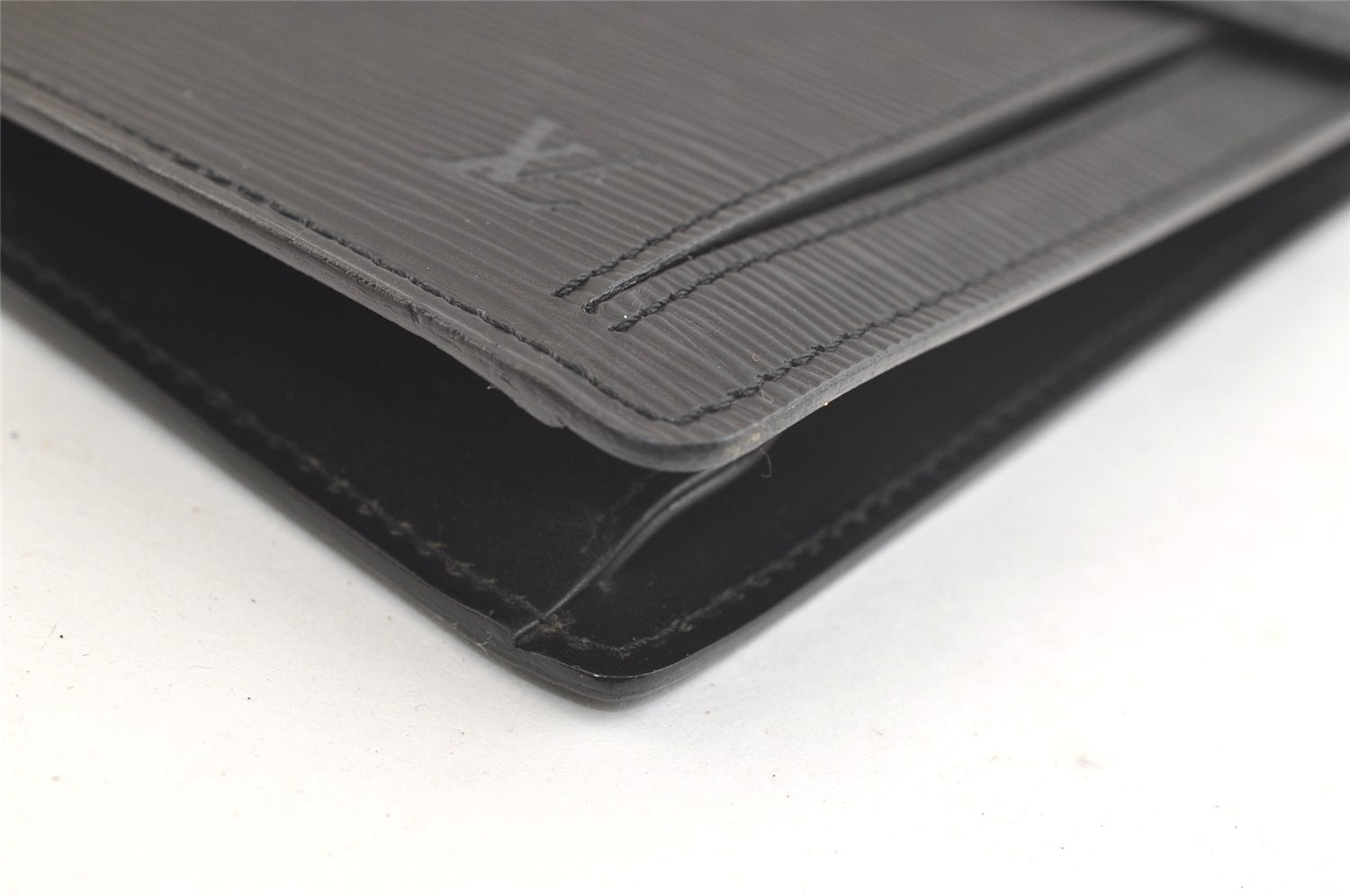 Auth Louis Vuitton Epi Pochette Sellier Dragonne Clutch Bag M52612 Black 2908K