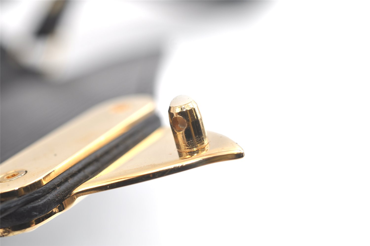 Auth Louis Vuitton Epi Pochette Sellier Dragonne Clutch Bag M52612 Black 2908K