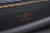 Auth Louis Vuitton Epi Pochette Sellier Dragonne Clutch Bag M52612 Black 2908K