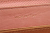 Authentic CHANEL Caviar Skin CoCo Mark Round Zip Long Wallet Purse Pink 2909I