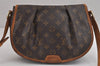Authentic Louis Vuitton Monogram Menilmontant PM M40474 Shoulder Cross Bag 2909J