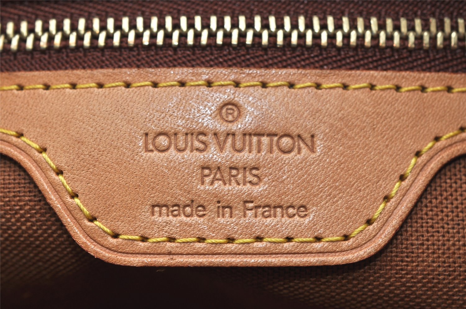 Authentic Louis Vuitton Monogram Cabas Piano Shoulder Tote Bag M51148 Junk 2909K