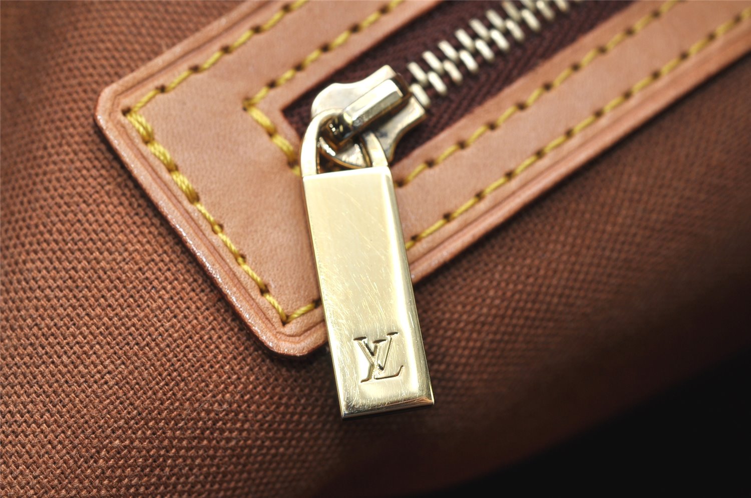 Authentic Louis Vuitton Monogram Cabas Piano Shoulder Tote Bag M51148 Junk 2909K