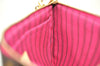 Authentic Louis Vuitton Monogram Neverfull GM Pouch Purse Clutch Bag Pink 2910I