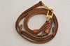 Authentic Louis Vuitton Leather Shoulder Strap Beige 47.6-54.7" LV 2911I