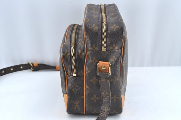 Authentic Louis Vuitton Monogram Nile Shoulder Cross Body Bag M45244 LV 2911J