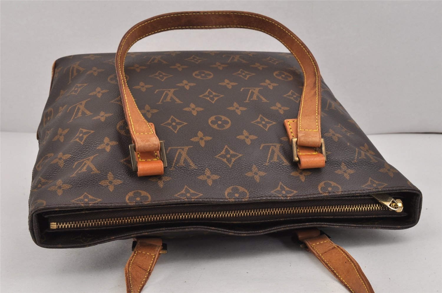 Authentic Louis Vuitton Monogram Cabas Piano Shoulder Tote Bag M51148 LV 2912K