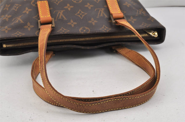 Authentic Louis Vuitton Monogram Cabas Piano Shoulder Tote Bag M51148 LV 2912K