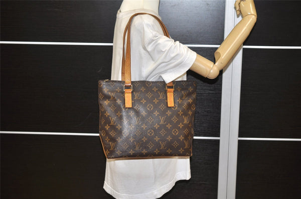 Authentic Louis Vuitton Monogram Cabas Piano Shoulder Tote Bag M51148 LV 2912K