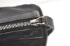 Authentic GUCCI Vintage Hand Boston Bag GG Canvas Leather 0000851 Black 2913K