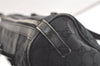 Authentic GUCCI Vintage Hand Boston Bag GG Canvas Leather 0000851 Black 2913K
