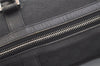 Authentic GUCCI Vintage Hand Boston Bag GG Canvas Leather 0000851 Black 2913K