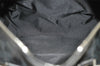 Authentic GUCCI Vintage Hand Boston Bag GG Canvas Leather 0000851 Black 2913K