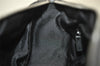Authentic GUCCI Vintage Hand Boston Bag GG Canvas Leather 0000851 Black 2913K