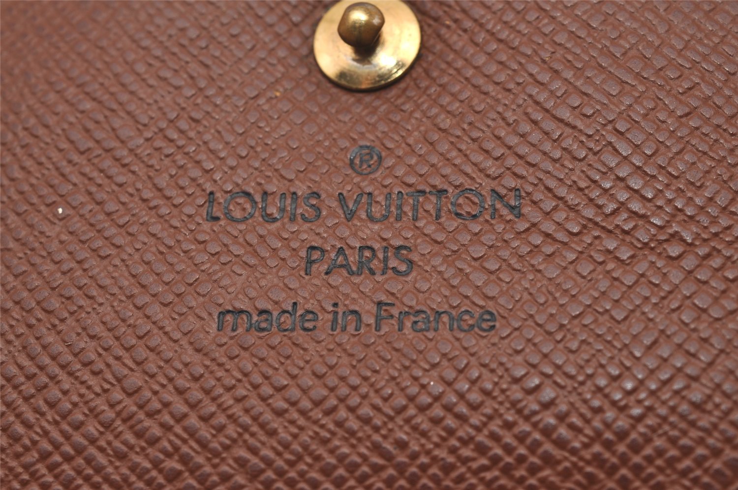 Authentic Louis Vuitton Monogram Portefeuille Elise Wallet Purse M61654 LV 2914I