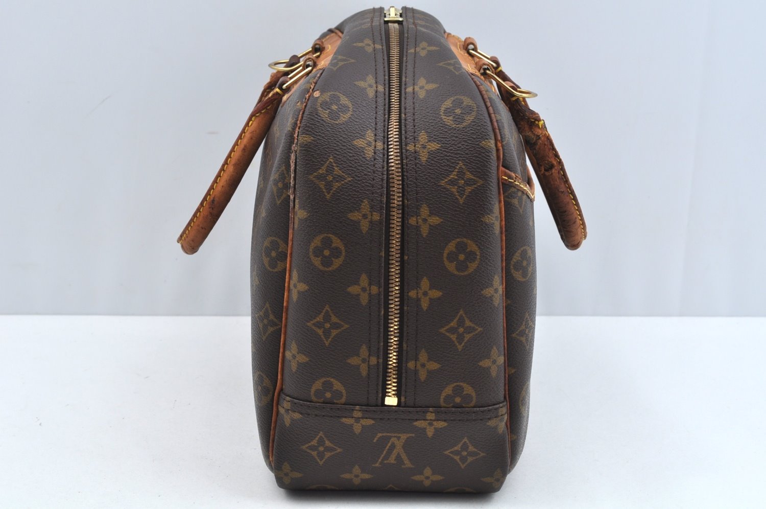 Authentic Louis Vuitton Monogram Deauville Hand Bag M47270 LV Junk 2914J