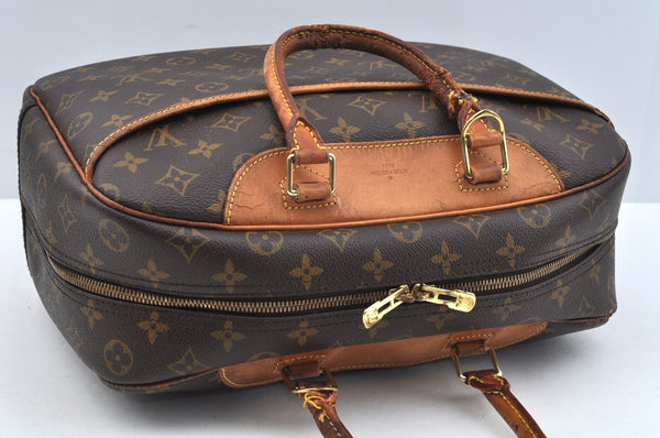 Authentic Louis Vuitton Monogram Deauville Hand Bag M47270 LV Junk 2914J