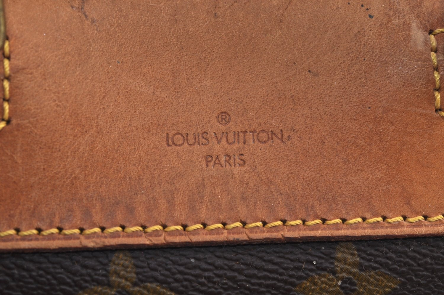 Authentic Louis Vuitton Monogram Deauville Hand Bag M47270 LV Junk 2914J