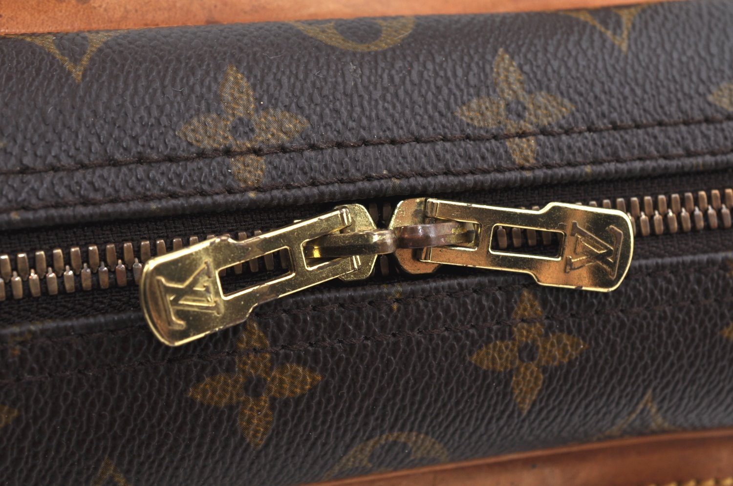 Authentic Louis Vuitton Monogram Deauville Hand Bag M47270 LV Junk 2914J